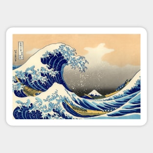 The Great Wave off Kanagawa,Poster Sticker